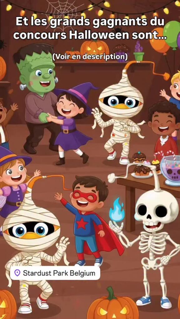 Les grands gagnants du concours Halloween de Stardust Park sont: